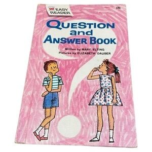 Question and Answer Book‎ Vintage Easy Reader by Mary Elting 1963